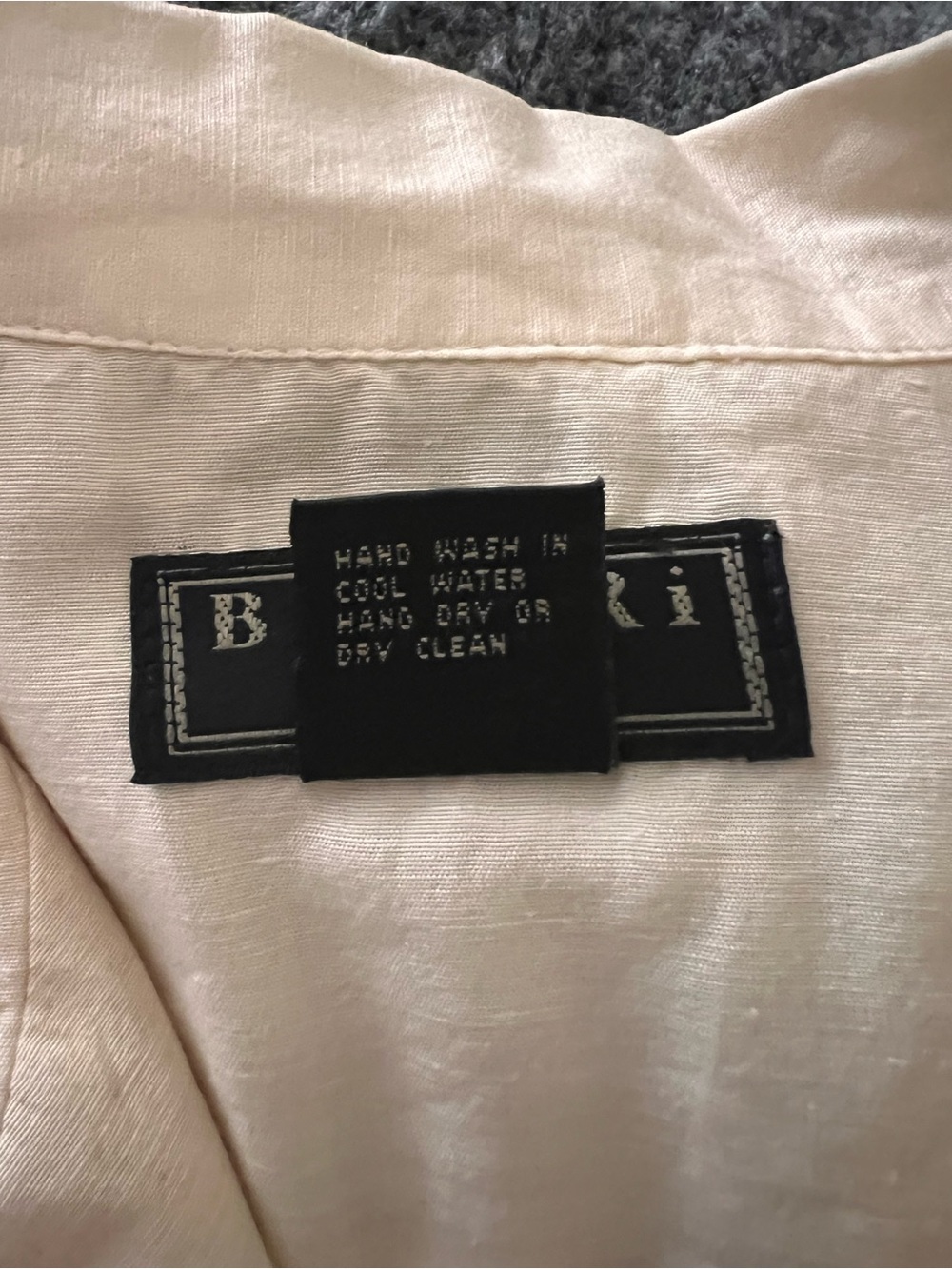 Signature cream Button-Up Blouse - Picture 7 of 7